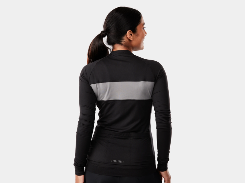 Trek Circuit Women's LTD Long Sleeve Cycling Jersey in Black-1